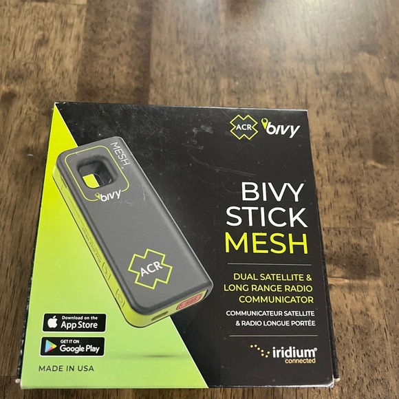 Bivy Stick Mesh - Black Dual Satellite Communicator